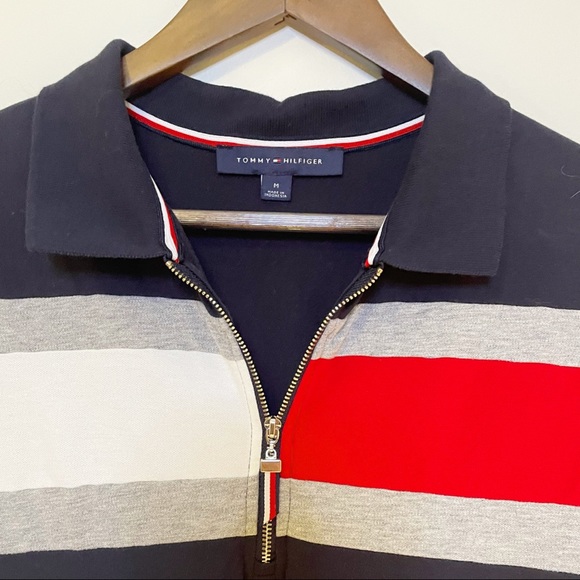 Tommy Hilfiger Navy Blue Polo Midi Dress size Medium - Picture 3 of 4